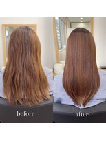 リアン 四条大宮店(Lien)&nbsp;縮毛矯正+髪質改善トリートメント+カット（リタッチ可）