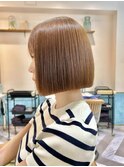 ぱつっとボブ☆美髪ボブ/美髪縮毛矯正[北千住]