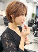 ハイライトバレイヤージュダブルカラーケアプリーチ30代40代