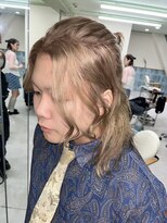 ハチ(HACHI)&nbsp;メンズハイトーンハーフアップ