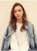 似合わせくびれ小顔カットネビージュワンレンひし形ボブルフ黒髪