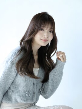 リアン バイ キートス(Lien by kiitos) オリーブベージュ/グレージュ/顔まわりレイヤー/韓国ヘア/小顔