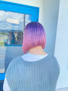 ヘアーメイク コラソン(hair make corazon) 1黒髪ボブルフネビージュ小顔ワンレンダークアッシュ