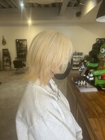 ナンバー(number+)&nbsp;2ブリーチカラー外国人風ブロンドヘア