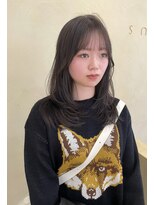 スニュウ(snuw)&nbsp;【snuw mina】レイヤーカット/顔まわりレイヤー/透明感カラー/