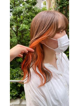 レーベン(LEBEN) ◎インナーカラーオレンジ◎