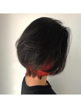 タイズ(TIES) インナーカラー　レッド