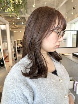 マッシュ グランバーズ 布施(MASHU GRANDVASE) 柔らかマロンブラウンカラー