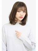 ふんわり小顔顔まわりレイヤーボブ