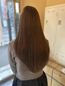 お客様のダメージヘアに合わせたケアプランでお悩みを解決！こだわりの髪質改善で今までにない艶髪に＊