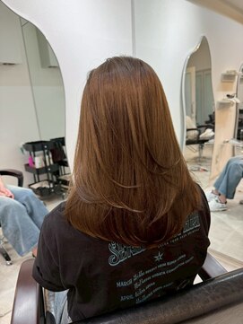 ムード(MOOD,) 暗めカラー/グランマッシュ[レイヤーカット/髪質改善/銀座]