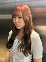 ペレ 栄店(PELE) ミディアムヘア/デザインカラー/フェイスフレーミング/栄