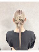 個性派ヘアアレンジ/推し活アレンジ