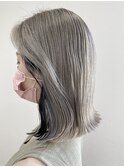 逆インナーカラー・切りっぱなし