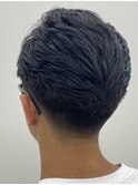 MEN'S HAIR/ブルーブラック/フェザーパーマ/錦糸町
