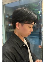 ジーナ 福岡藤崎(Zina)&nbsp;センターパートスタイル/メンズヘア/メンズカジュアル/藤崎