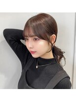 アフロート ディル(AFLOAT D'L)&nbsp;小顔薄め前髪顔周りカットサイドバング後れ毛10代20代30代40代