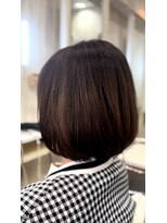 ネクサス イング 宮野木店(nexus-ing)&nbsp;髪質改カラーで手触り抜群のナチュラルボブ