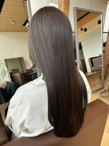 ロッカ(ROCCA)&nbsp;ロング×ストレート×艶髪×髪質改善×ショコラブラウン