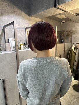 ノス 表参道(NOOS) 髪質改善イメチェンハッシュカット似合わせカットレッドブラウン