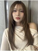 【TAISEI】ロングカット×スモーキーグレージュ×ウルトワTR