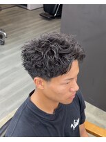 グリードヘアー(greed hair) メンズショート/ピンパーマ