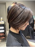 丸みショートボブ
