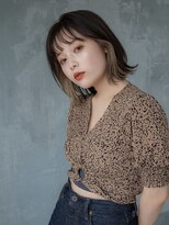A BY WHO心斎橋店【エーバイフー】【10月31日OPEN(予定)】 レイヤーボブ/イヤリングカラー/ミルクティーベージュ/心斎橋