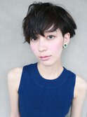 【nanuk】ダブルバング◇クセ毛風◇小顔に見える大人ショート