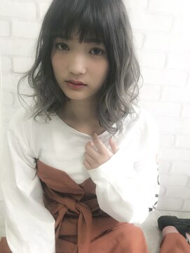 ルノン(LUNON) 【LUNON】透け感×柔らかミディ