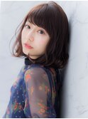 *LOREN*イルミナカラー艶ブラウン×無造作カールボブディ