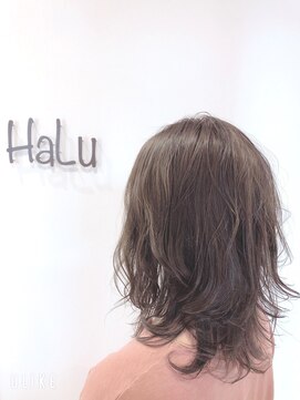 ヘアデザイン ハル(hair design HaLu) #ピンクグレージュ#エモージュ