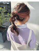 ニキータ(Nikiita)&nbsp;ピンクのインナーカラー×ぽこぽこarrange