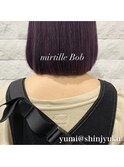 【担当yumi】ミルティーユボブ