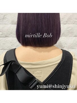 ワット 新宿店 【担当yumi】ミルティーユボブ