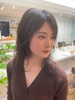 ピース トウキョウ(PEACE TOKYO)&nbsp;毛先をちらした大人色気ミディ