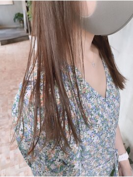 ボタン(botan) 【botan】夏カラー☆柔らかブラウンベージュ
