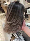 長めショートボブ　前髪なしショート　ハンサムショート