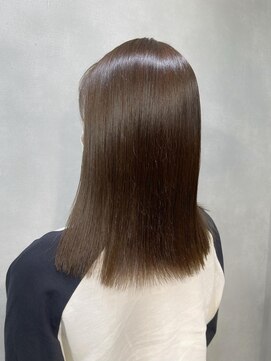 アンククロス 表参道(ANKH CROSS) ブリーチなしオリーブベージュ