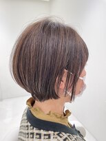 ウル(uru)&nbsp;☆お客様style☆まとまり◎丸み前下がりショートボブ