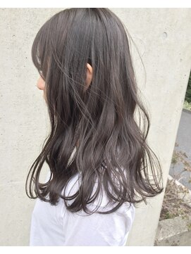 メゾンアクア 表参道(Maison ACQUA) ブリーチなしカラー　暗髪ヘア　グレージュ　ラベンダーアッシュ