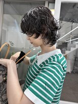 レコ 渋谷(LECO)&nbsp;ウルフ×パーマヘア