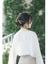 クレス 本川越店 定番シニヨンでも自分に合うスタイルに♪