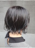 外国人風モノトーンハイライト