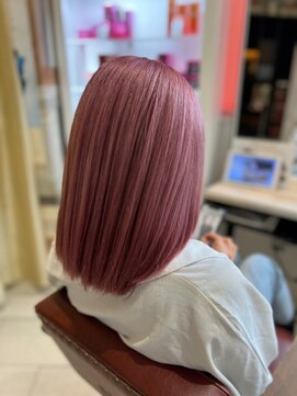 プログレス ひばりヶ丘店(PROGRESS) 『Cherry pink』デザインカラー×ダブルカラー 10代/20代