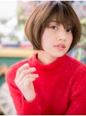 大人可愛いナチュラルマッシュショートボブh2上尾20代30代40代!