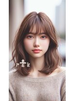 ラクヘアー 姪浜店(rak hair)&nbsp;鎖骨ミディ