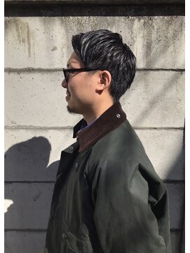 アストロ デザイン オブ ヘアー(ASTRO design of hair) ハイライト/ツーブロックマッシュ/束感/波巻き/高田馬場/七三分