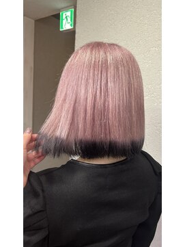 アジールヘア 所沢プロペ通り店(agir hair) エアリー美髪ケアブリーチホワイトピンクエンドカラー所沢練馬