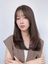 オンブレグレージュオリーブベージュくびれミディ大人美人